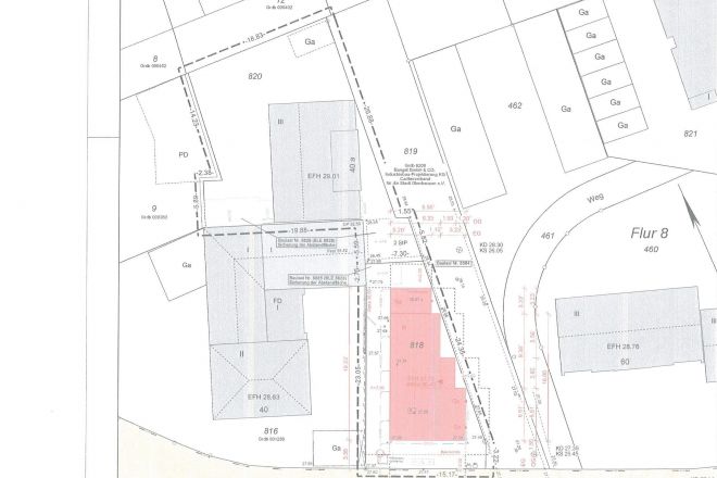 Grundstück  zur Bebauung  eines 2-Familienhauses  „vis a vis“ des Ruhrparks zu verkaufen!