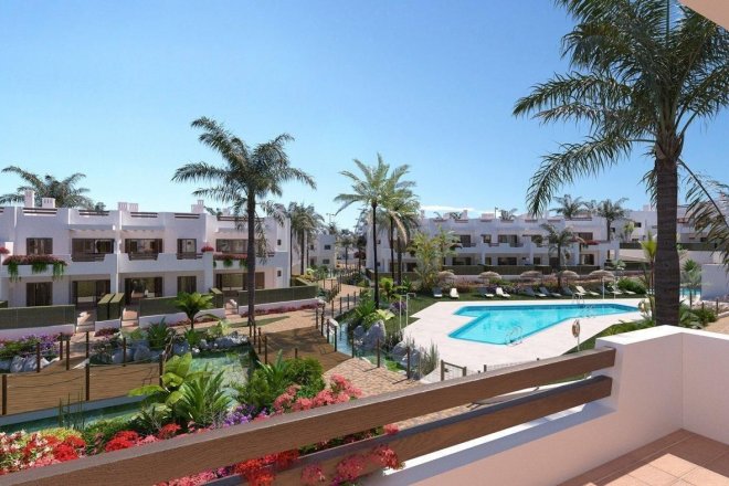 WOHNKOMPLEX VON NEU GEBAUTEN BUNGALOWS AM MEER IN MAR DE PULPI