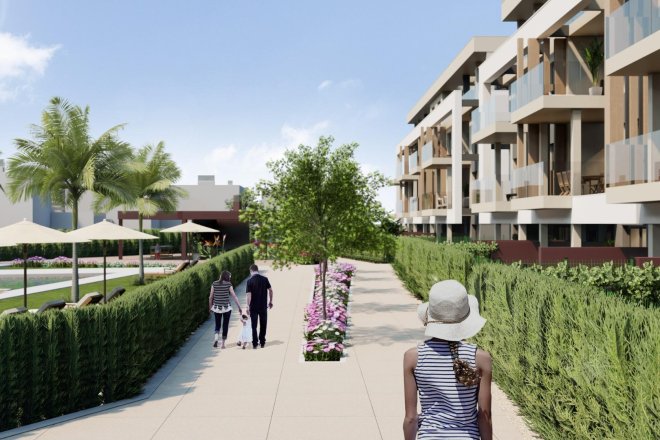 NEUBAU EINER WOHNANLAGE IN EINER PRIVATEN GARTENANLAGE IN DER PROVINZ MURCIA